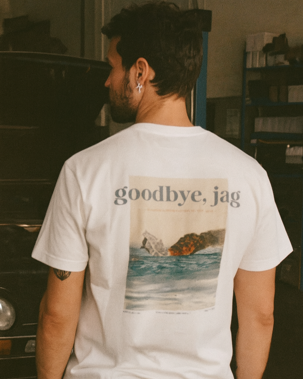 Goodbye Jaguar (XJR-9) T-shirt, white