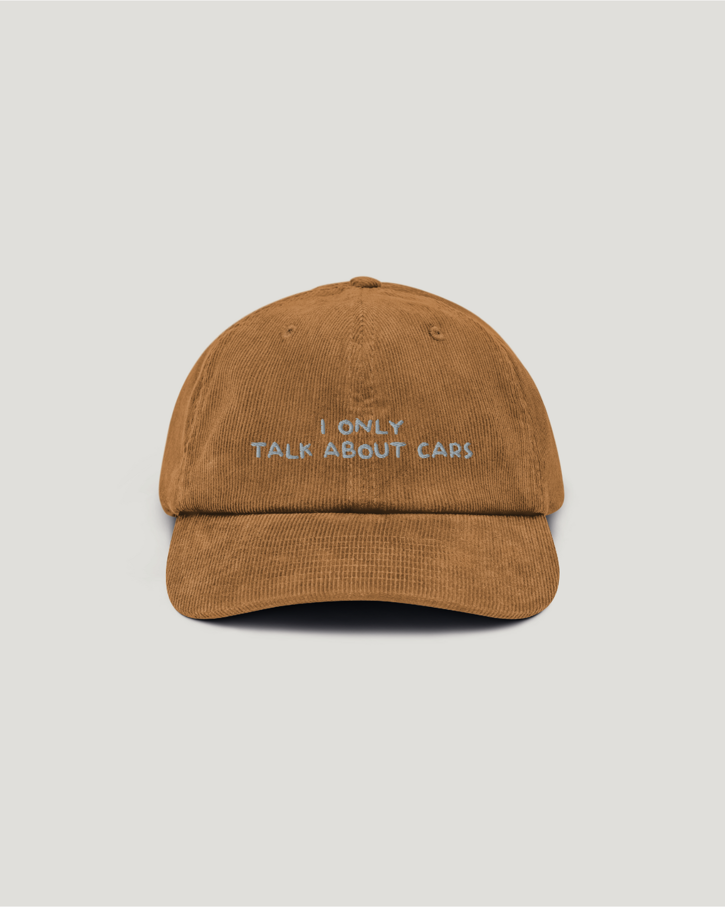 "I only talk about cars" cap