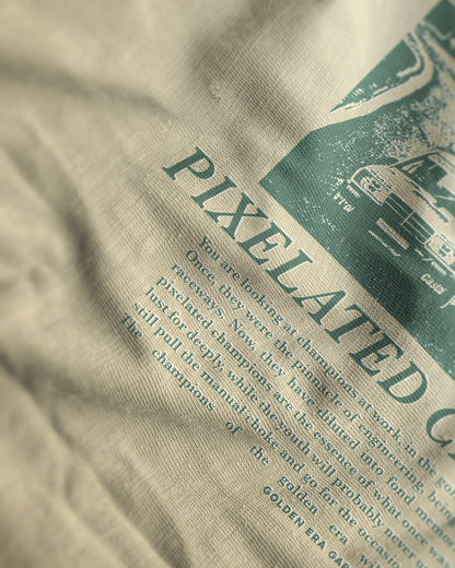 Pixelated Champions HOCK87 T-shirt, sand