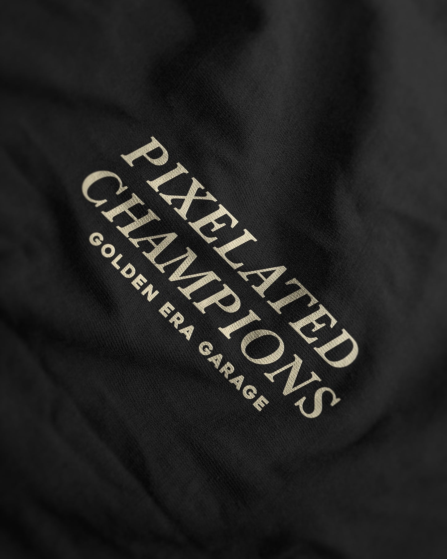 Pixelated Champions HOCK87 T-shirt, black