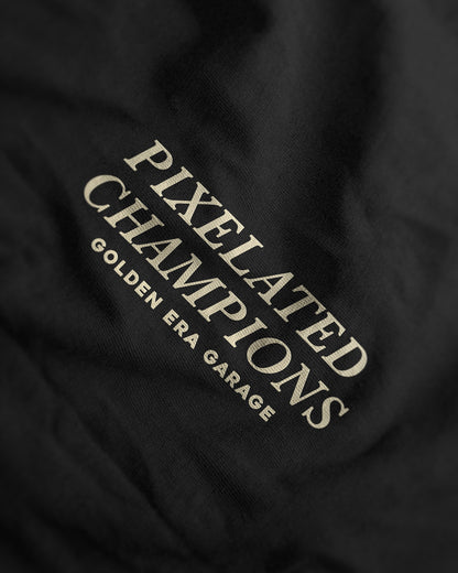Pixelated Champions HOCK87 T-shirt, black
