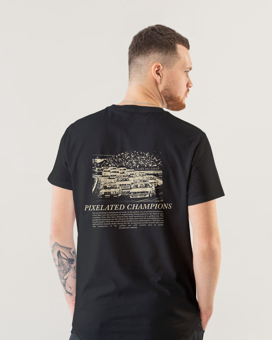Pixelated Champions HOCK87 T-shirt, black