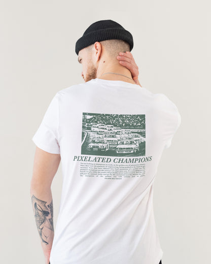 Pixelated Champions HOCK87 T-shirt, white