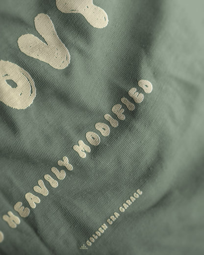 Groovy cars T-shirt, green