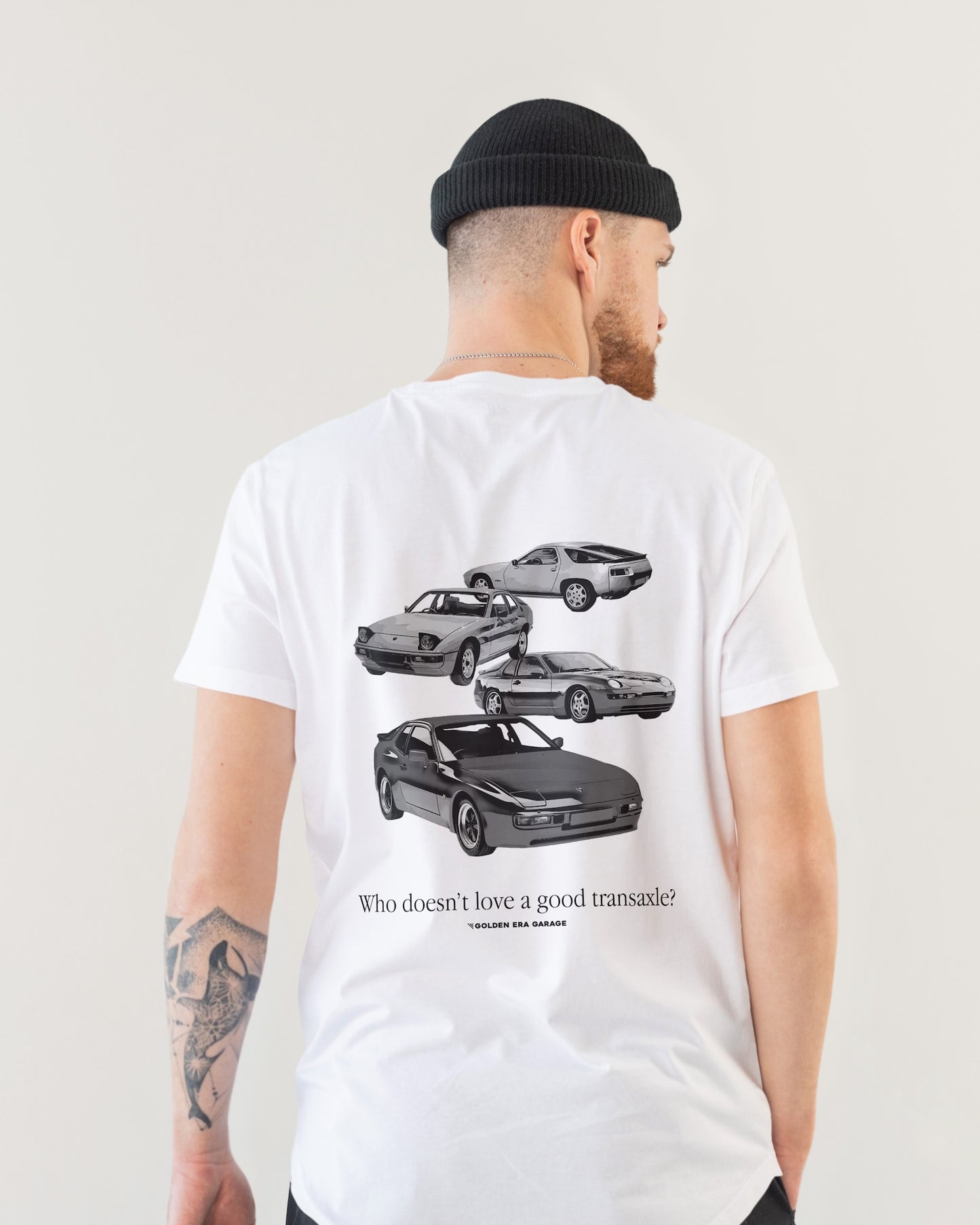 A good transaxle T-shirt, white