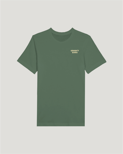 Groovy cars T-shirt, green