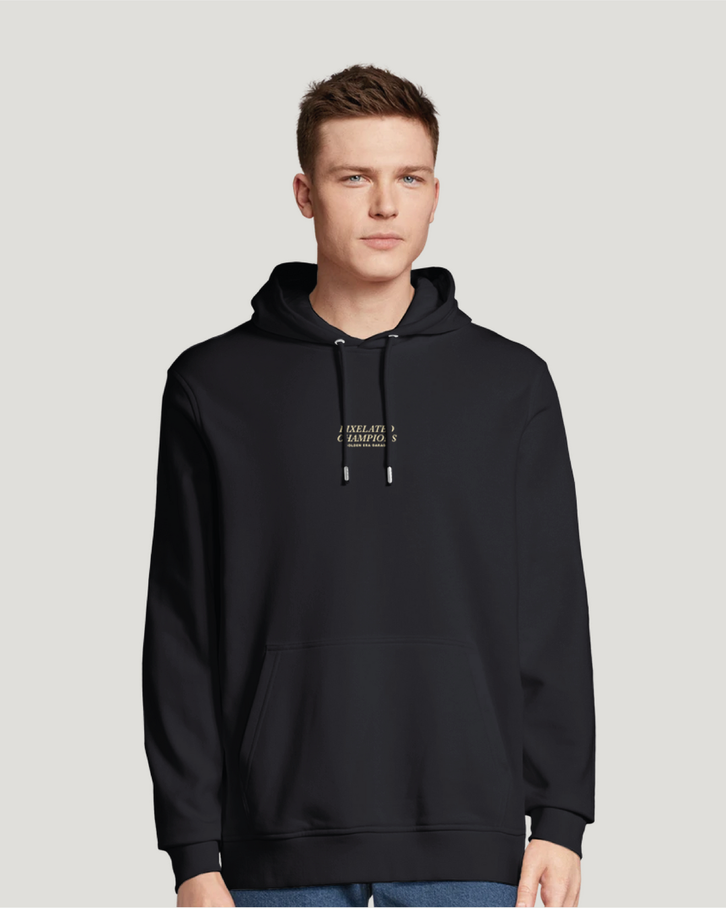 Pixelated Champions HOCK87 hoodie, black