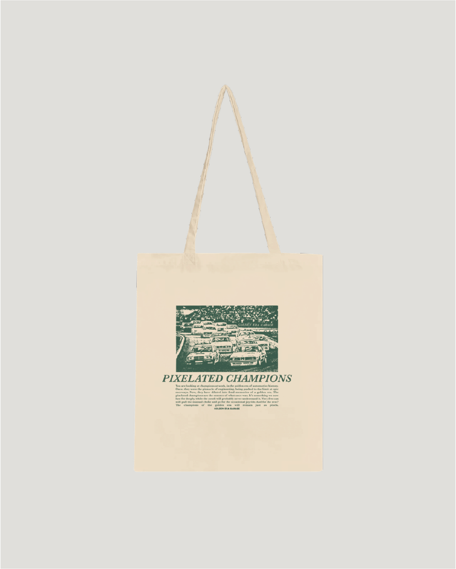 Pixelated Champions Tote Bag