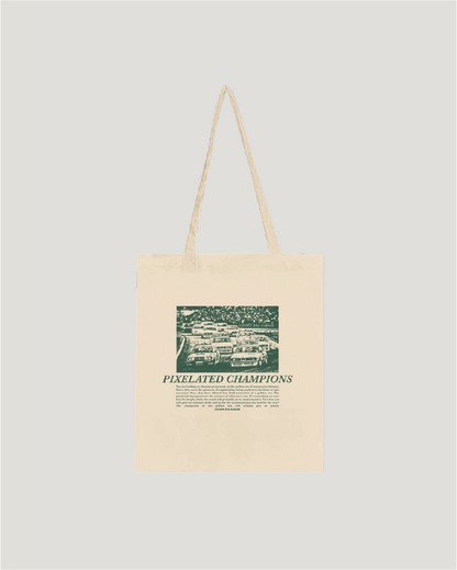 Pixelated Champions Tote Bag