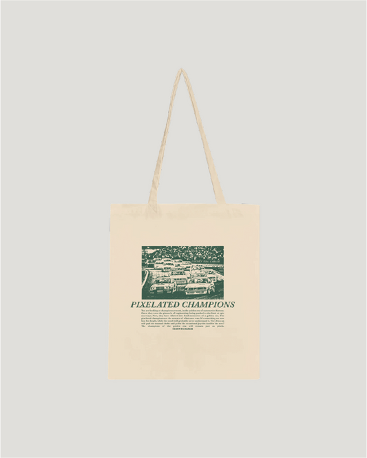 Pixelated Champions Tote Bag